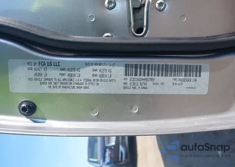 2017 Chrysler 300 300S Awd z USA, uszkodzony, nr VIN 2C3CCAGG0HH567950